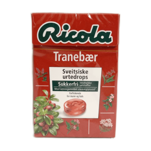 Ricola Tranebær 50g