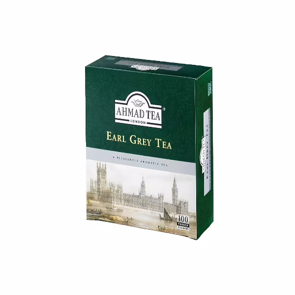 AHMAD TEA Earl Grey Tea 100 Foil Bags - Image 2