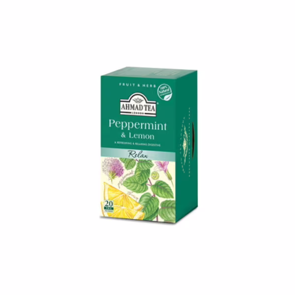 AHMAD TEA Peppermint&Lemon 20 bags - Image 2