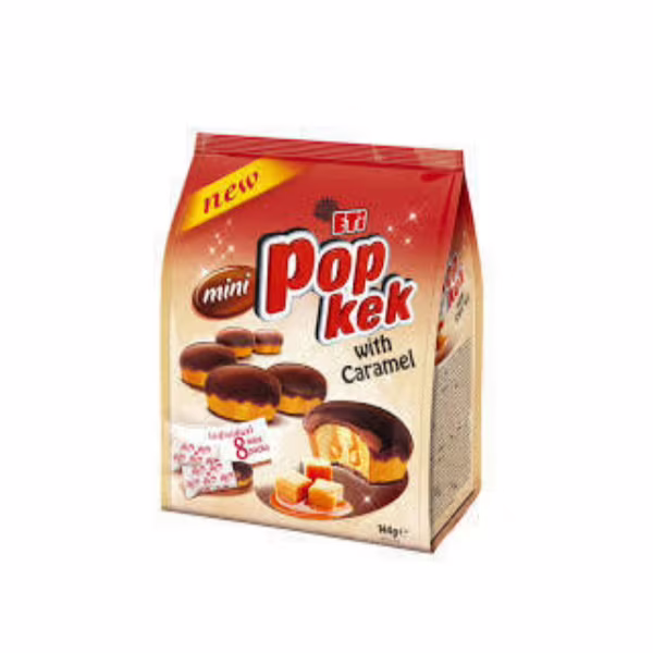 ETI Mini PopKek Karamel 144g