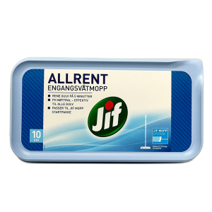Engangsvåtmop Allrent Jiff 10stk