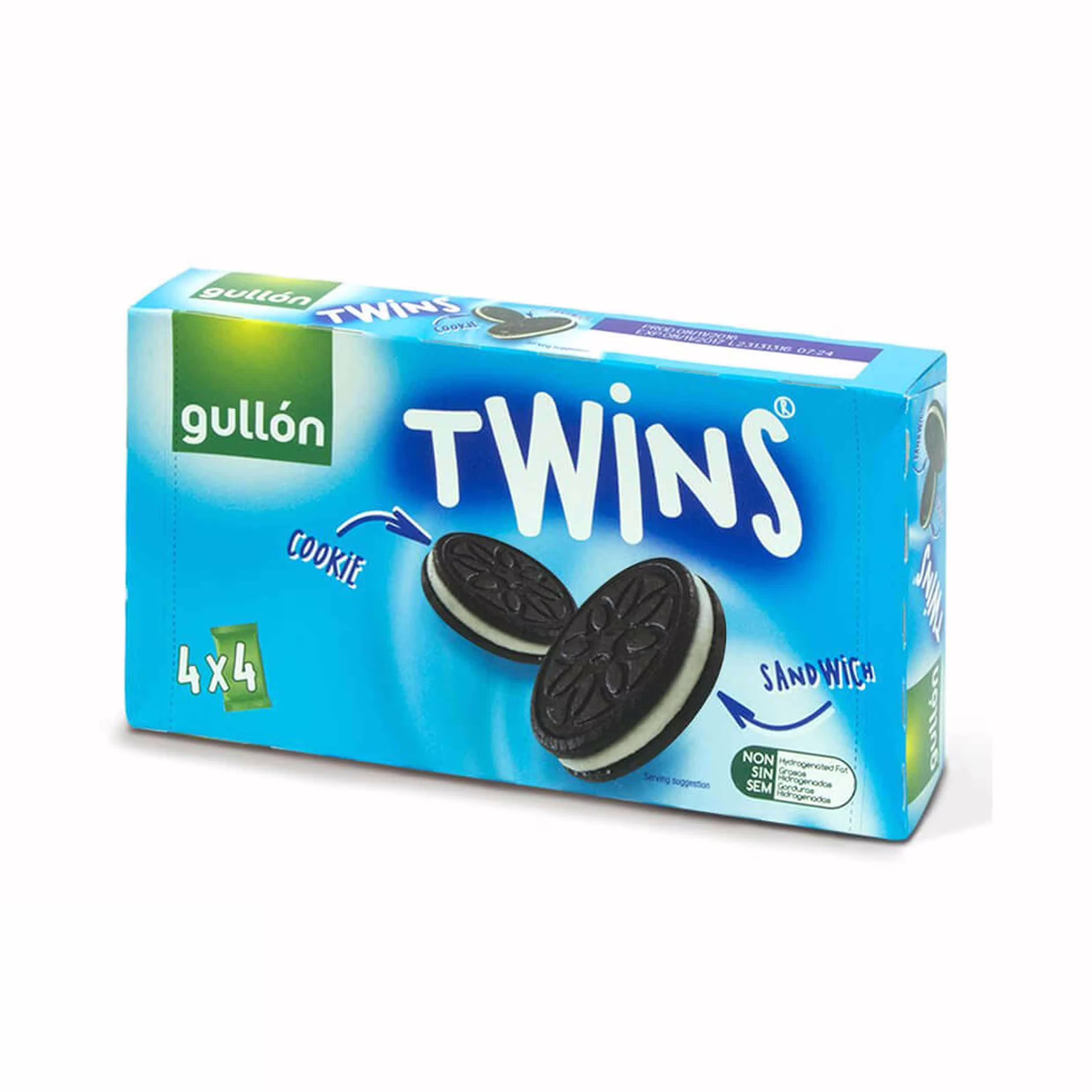 GULLON Twins Cookie 4×4 Sandwich Kjeks 176g