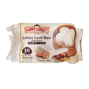 HAPPY BELLY Lotus leaf bun Gua bao 10pcs Banh bao