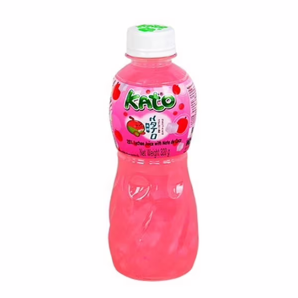 KATO Lychee Juice Nata de coco 320 ml