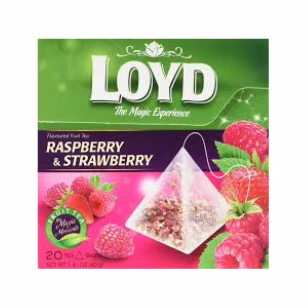 Loyd Bringebær Og Jordbær 40g