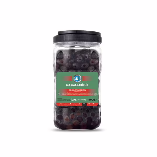 MARMARA BIRLIK 2XS Svart oliven med stein 1400g (pet) - Image 2