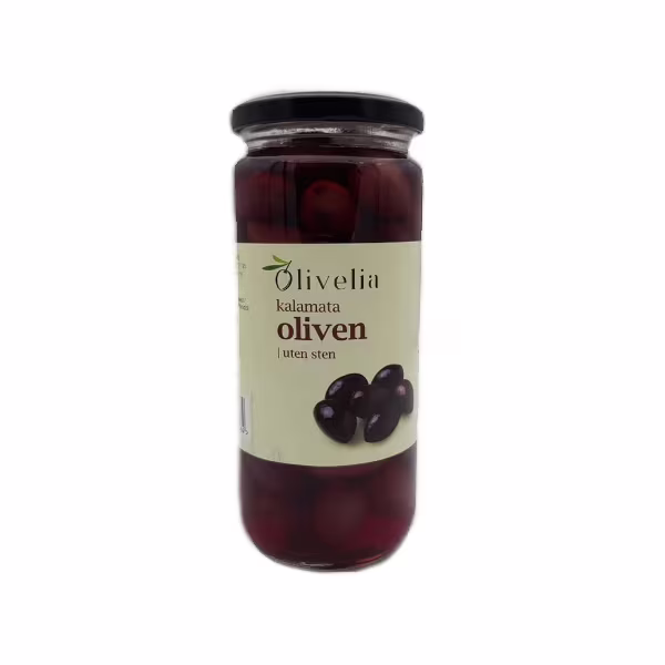 OLIVELIA Kalamata Oliven Uten Stein 500 g