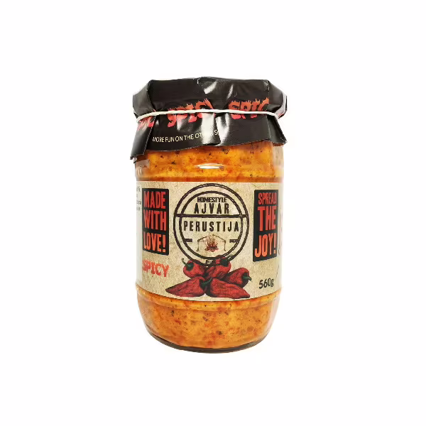 Perustija Hjemmelaget Ajvar Mild 560g