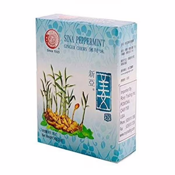 SINA Peppermint ginger chew 60 g