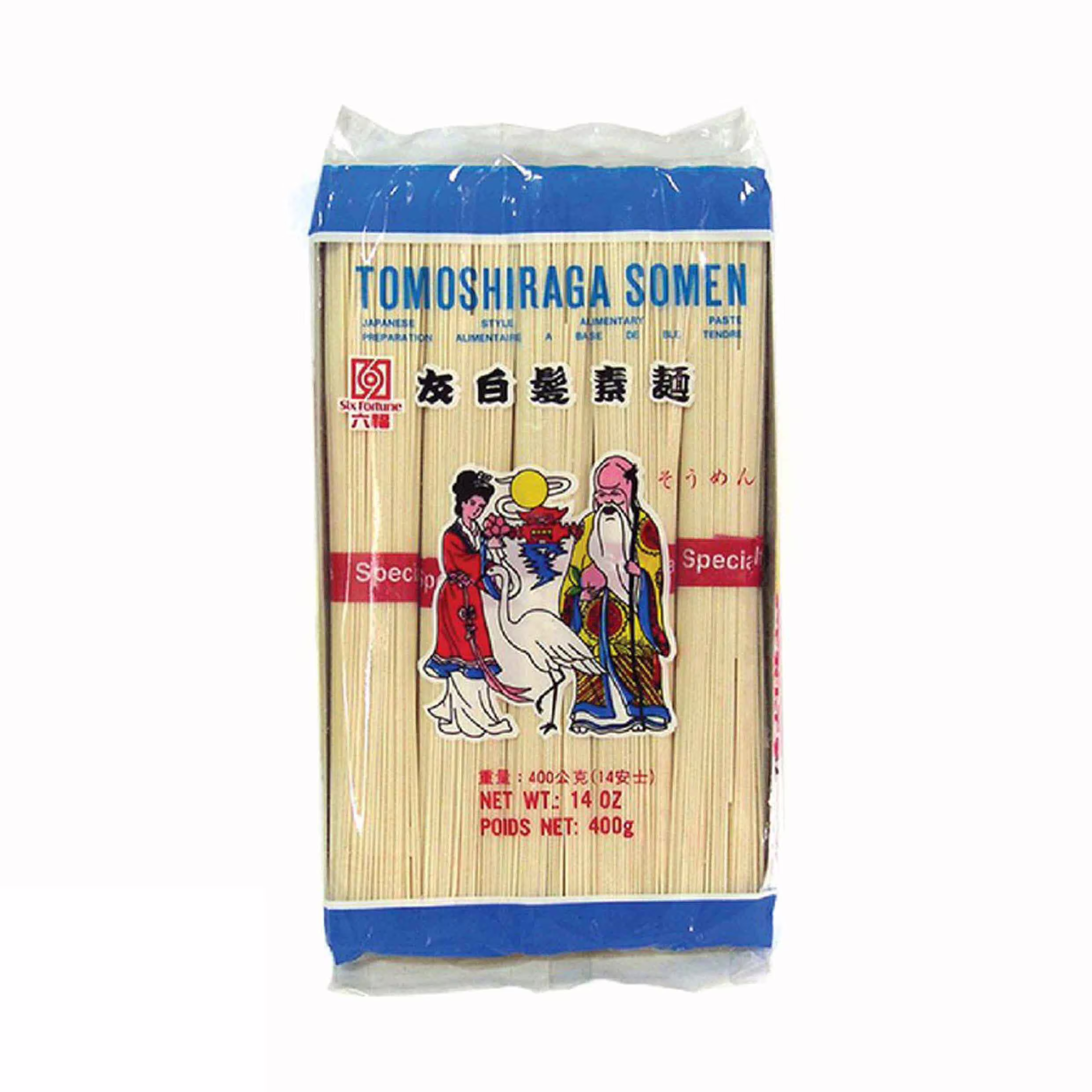 SIX FORTUNE Tomoshiraga somen Nudler 400g