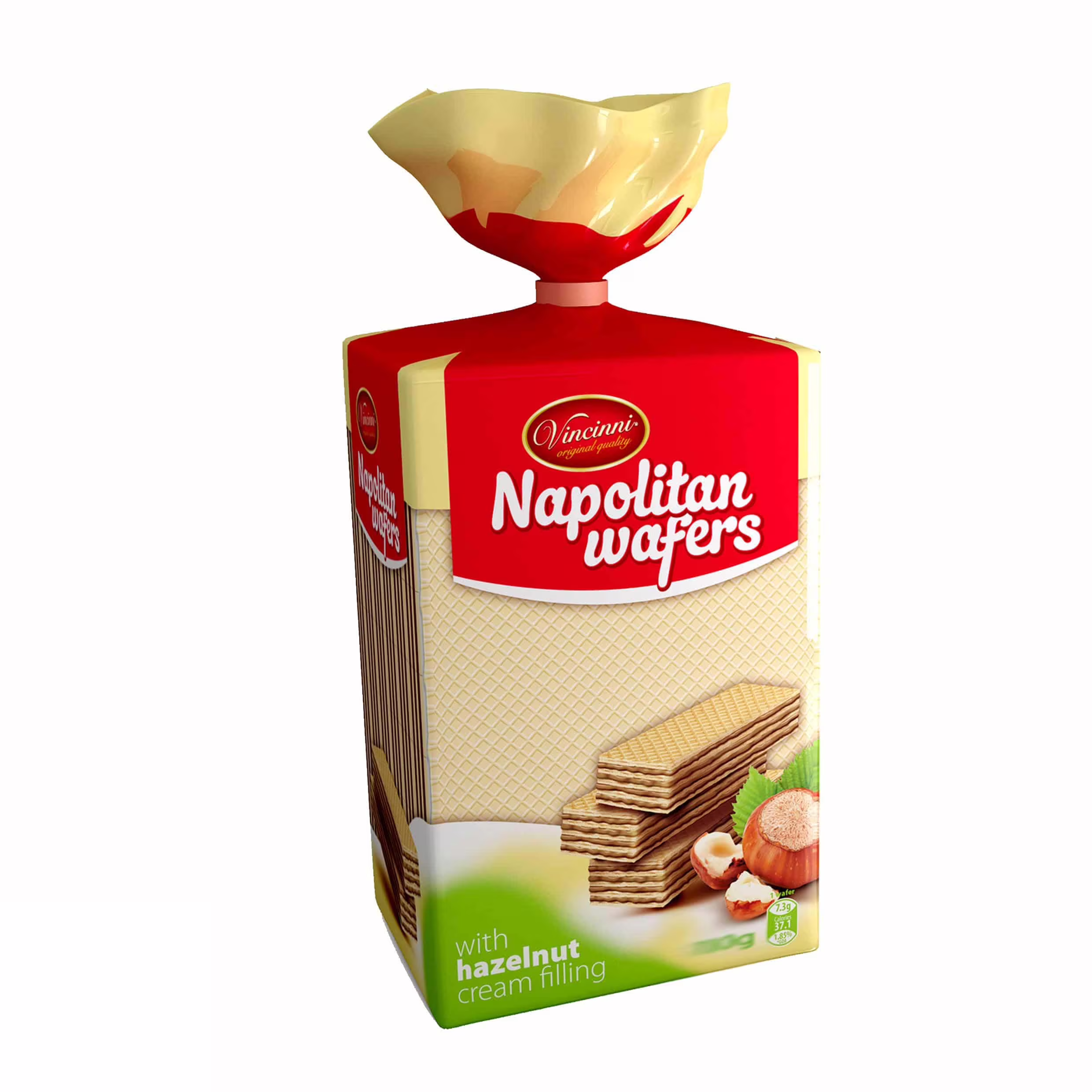 Vincinni Napolitan Wafers Hasselnøtt 700g