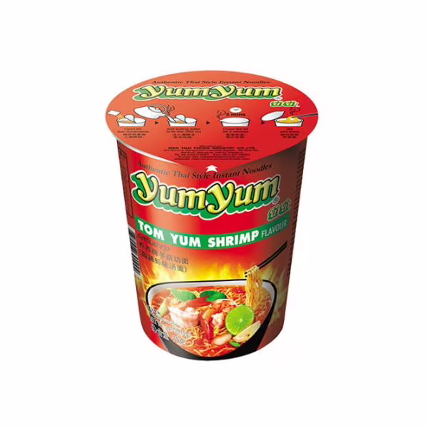 YUM YUM Tom Yum Shrimp/Reke Nudler Cup 70g